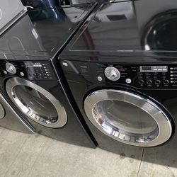 Lg Front Load  Washer And Dryer Electric High Efficiency 