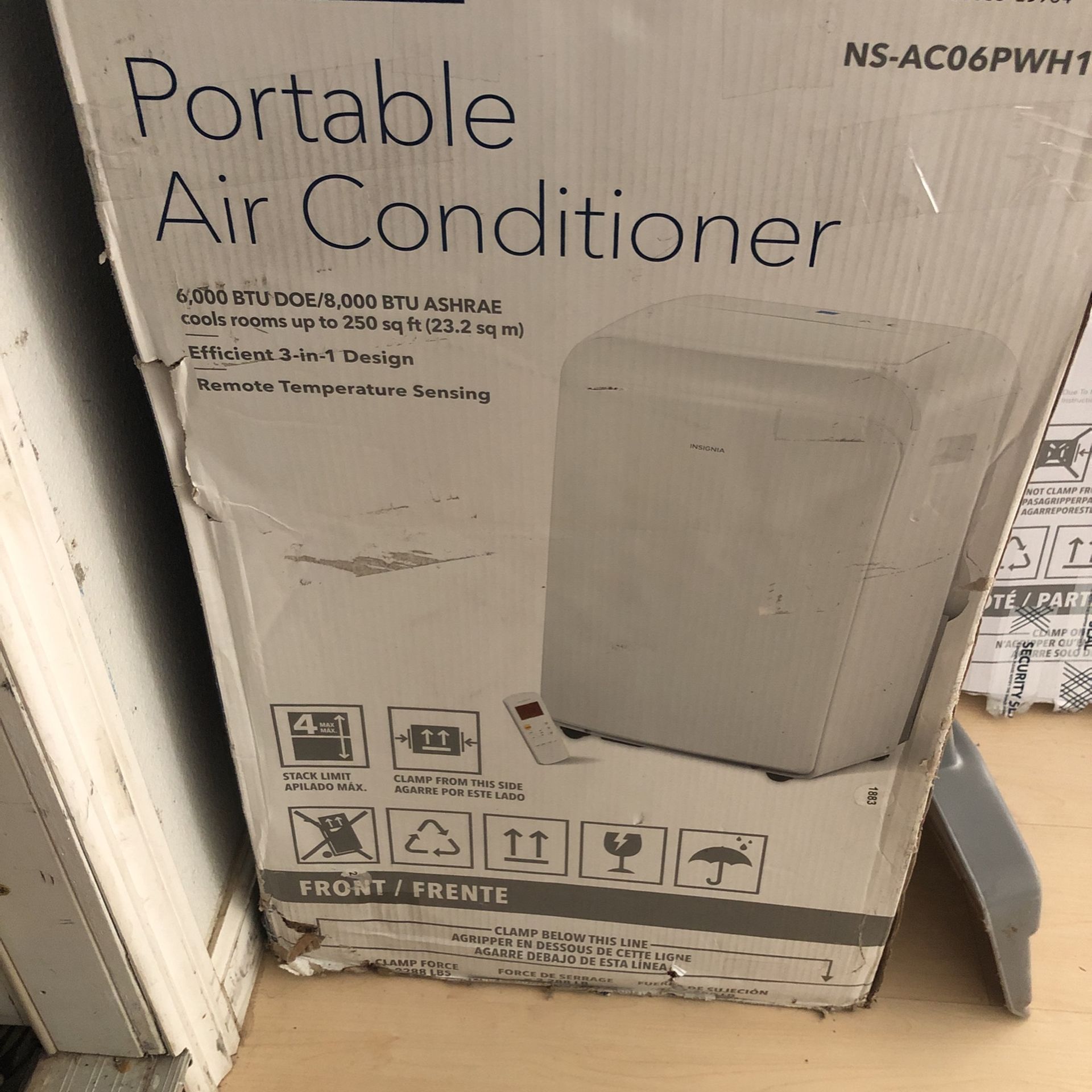 New Insignia Portable Air Conditioners(250 Each) Today Sale 200 Each