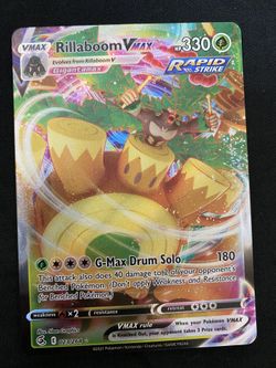 Rillaboom Vmax 023/264 Rapid Strike Pokemon Card