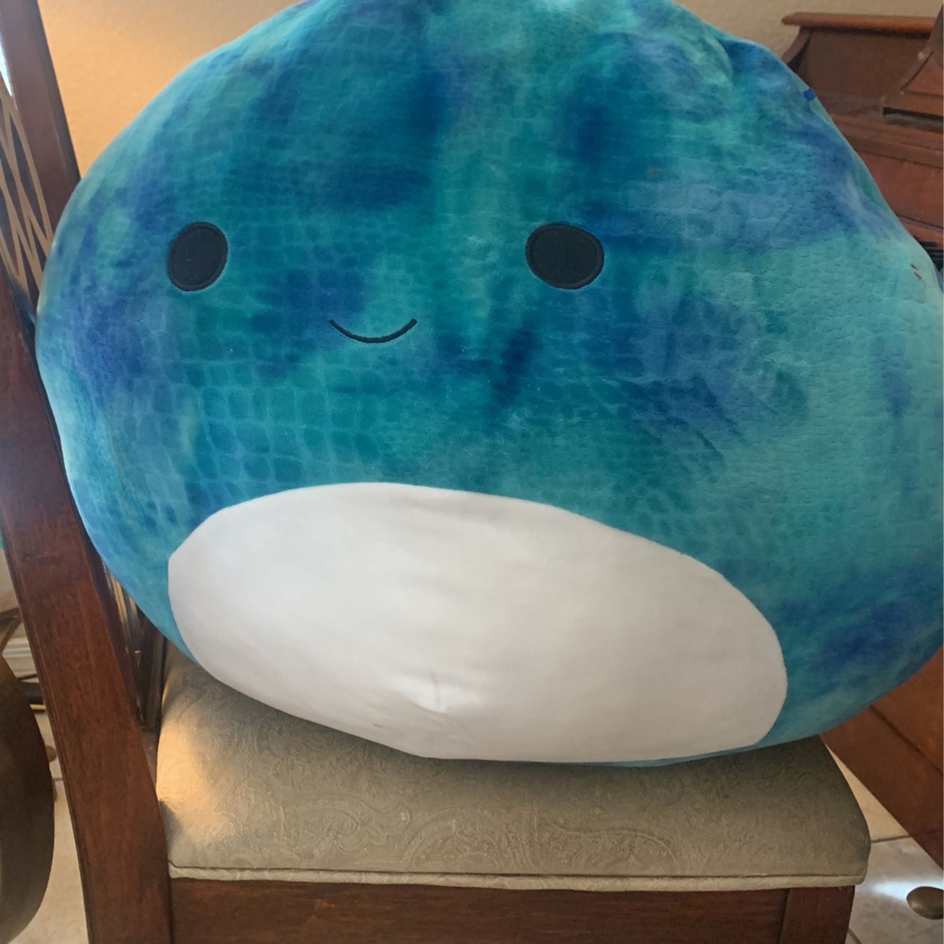 blue tie-dye squishmallow fish
