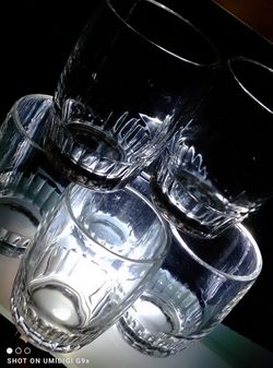 Vintage 8oz Barrel Drinking Glass Tumbler