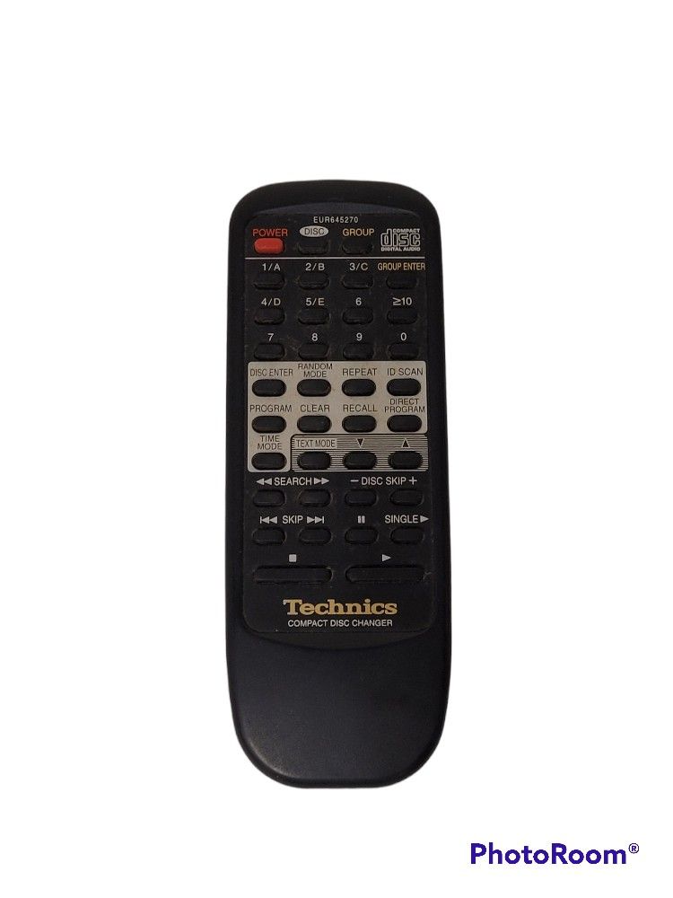 Technics EUR645270 Remote Control for SCMC4 SIMC4 SLMC3 SLMC4 SLMC4PCK SLMC6