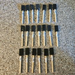 Lot Of 20 Foam Brushes 1"
