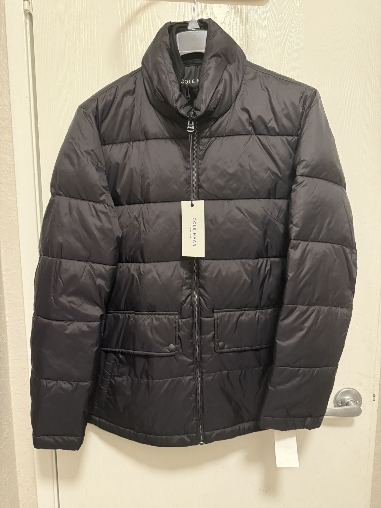 Cole Haan MENS Puffer Jacket With Bib