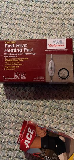Sunbeam King Size Fast-Heat Heating Pad
