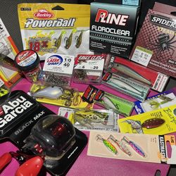 fishing gear lot 