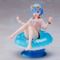 Re:Zero Rem Aqua Float Girls Pool Swim PVC Anime Doll Figure
