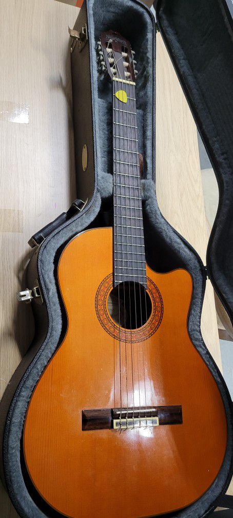 Washburn Classic Acoustic Electric Guitar Nylon Strings 