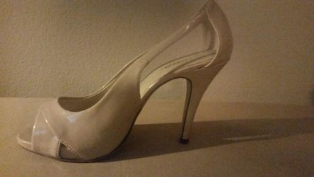 Beige heels