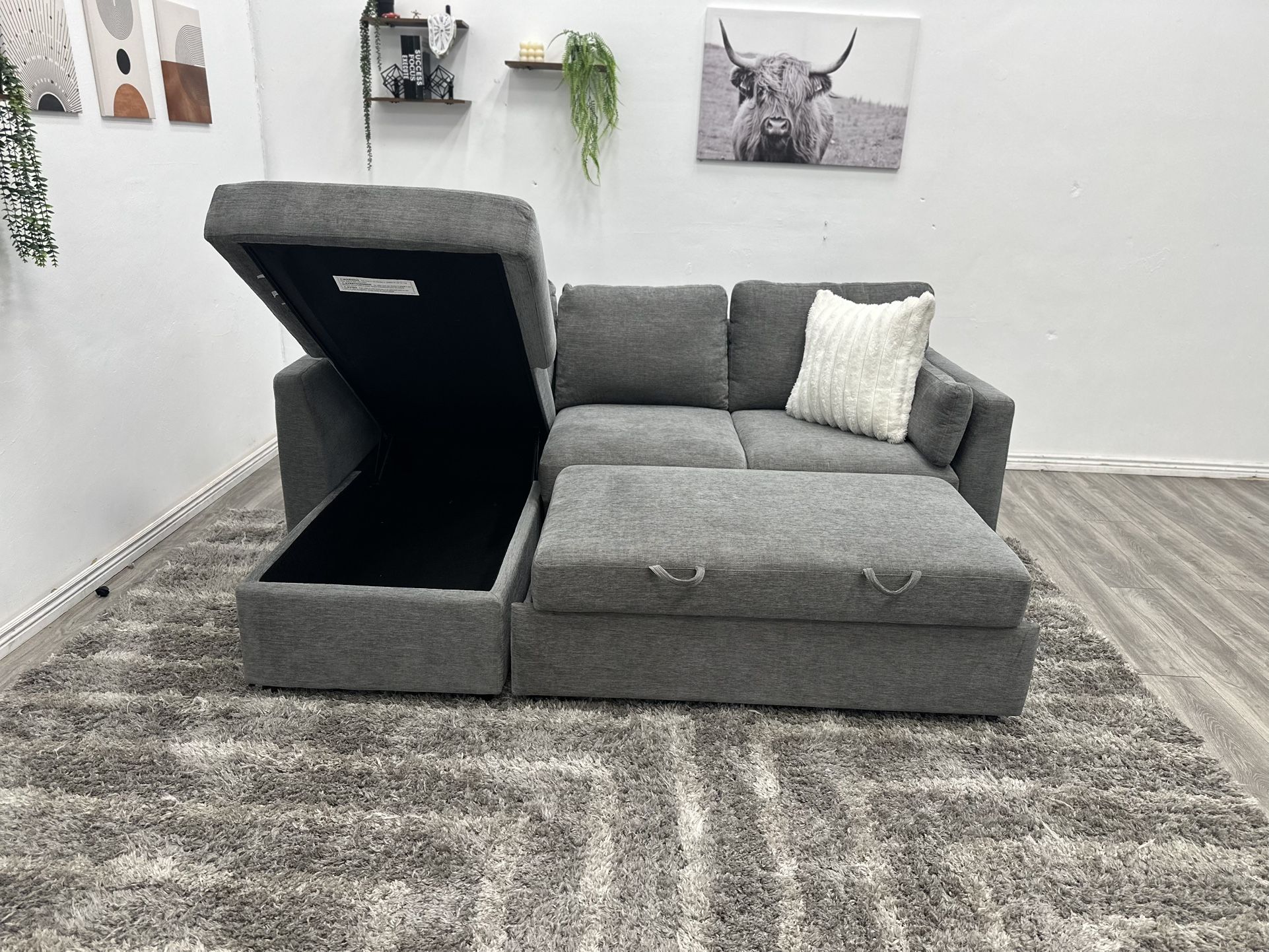 Sleeper Sectional Couch - Free Delivery 