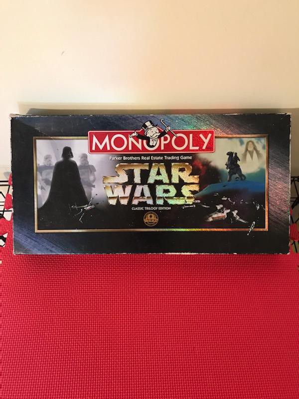 1997 vintage Star Wars Monopoly game