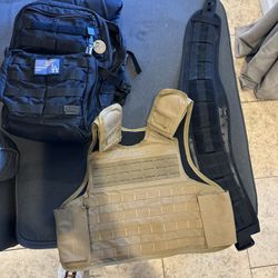5.11 Back Pack And Combat Belt
