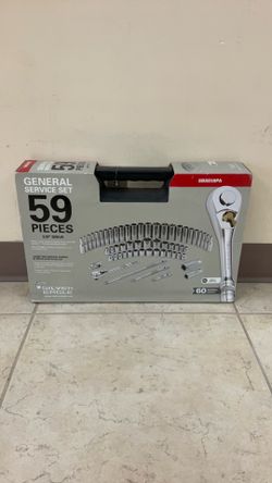 MATCO TOOLS SILVER EAGLE GENERAL SERVICE SET 59 PIECES 3/8” DRIVE.