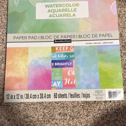 Recollections Watercolor 12x12 Scrapbook paper