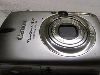 Cannon silver camera