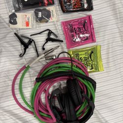 Guitar Kit & Sennheiser Headphones