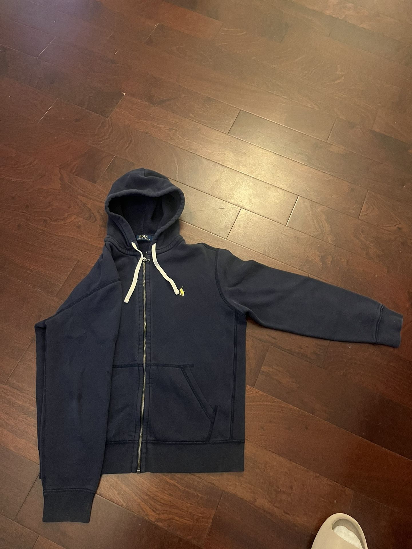 Polo Zip Up Navy Blue SIZE L