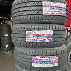 ‼️📲215/55/16 Vendo Set De Llantas Nuevas Marca America 