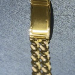 Gold ID Bracelet