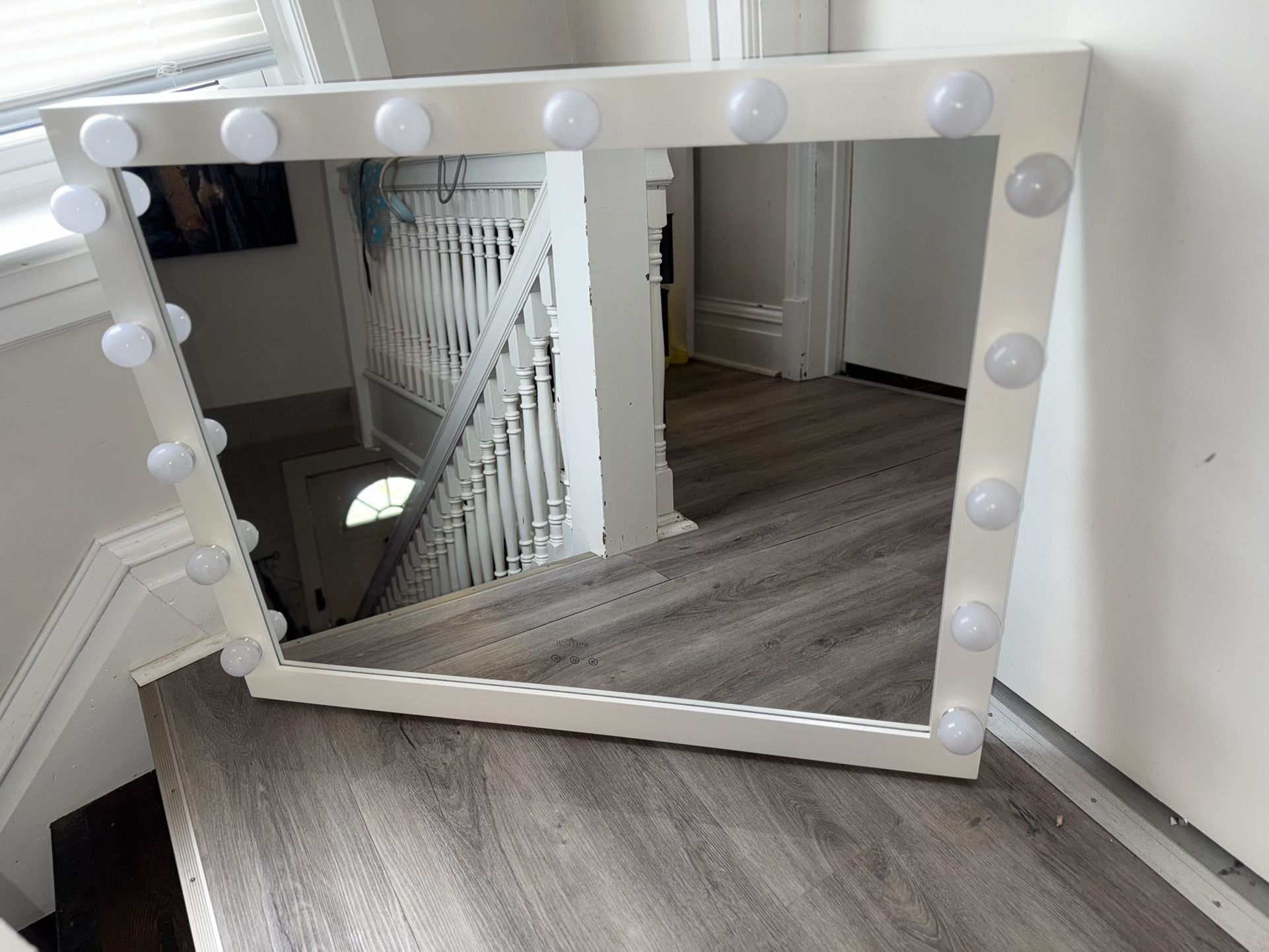 Luxforni Extra Large Vanity Mirror with Lights and Touch Control
