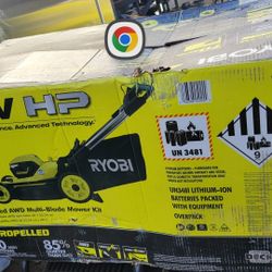 Lawnmower Riobi Electrica Bateria Y Cargador  40v