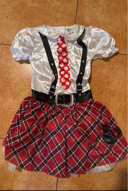 Disney Minnie Mouse Halloween Costume Dress M 8-10