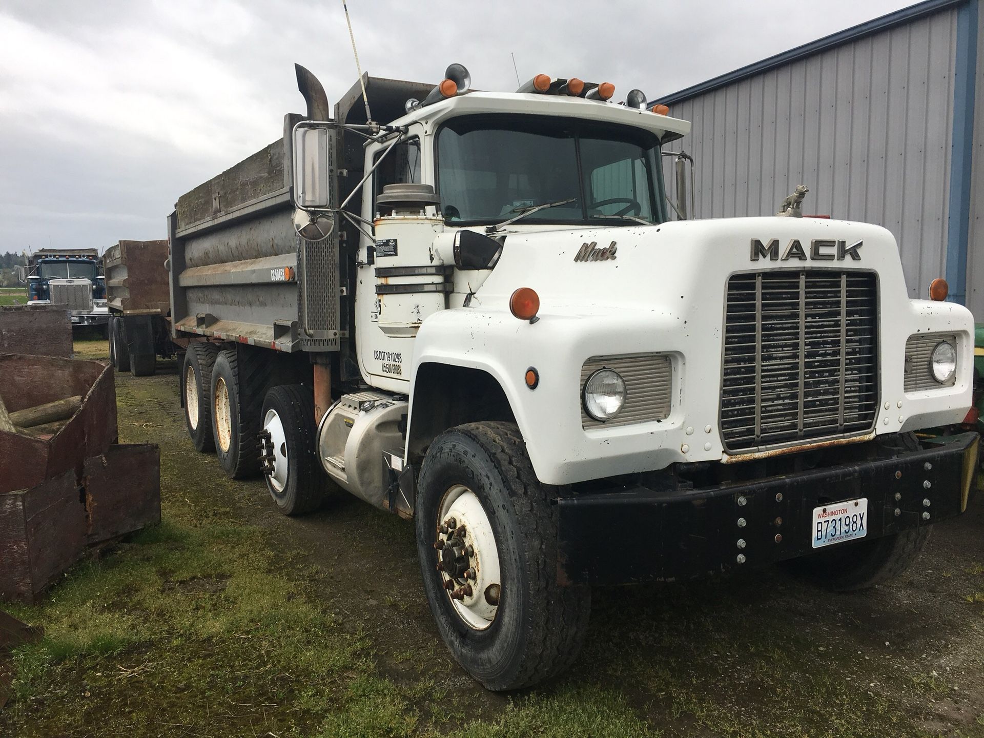 1989 Mack Dump truck and Pup trailer