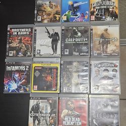 Sony Ps3 Games Playstation Games Set Of 14 Games