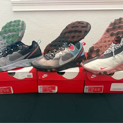 Nike react element size 11.5 men bundle