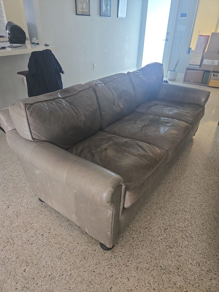 Leather Couch