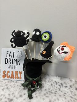 Halloween Amigurumi Figures and Decor