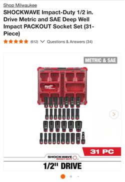 Milwaukee Socket Set (31- Piece)