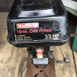 Taladro De Mesa Craftsman  De Media 