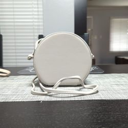 Gray Pink Crossbody Purse