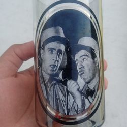Abbott And Costello Vintage Glass 