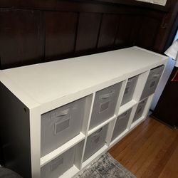 White Shelf Organizer