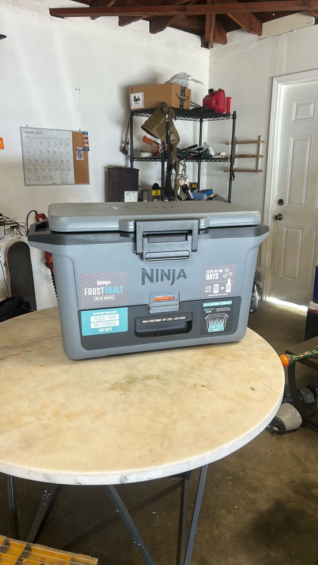 Ninja 50qt cooler+ dry storage