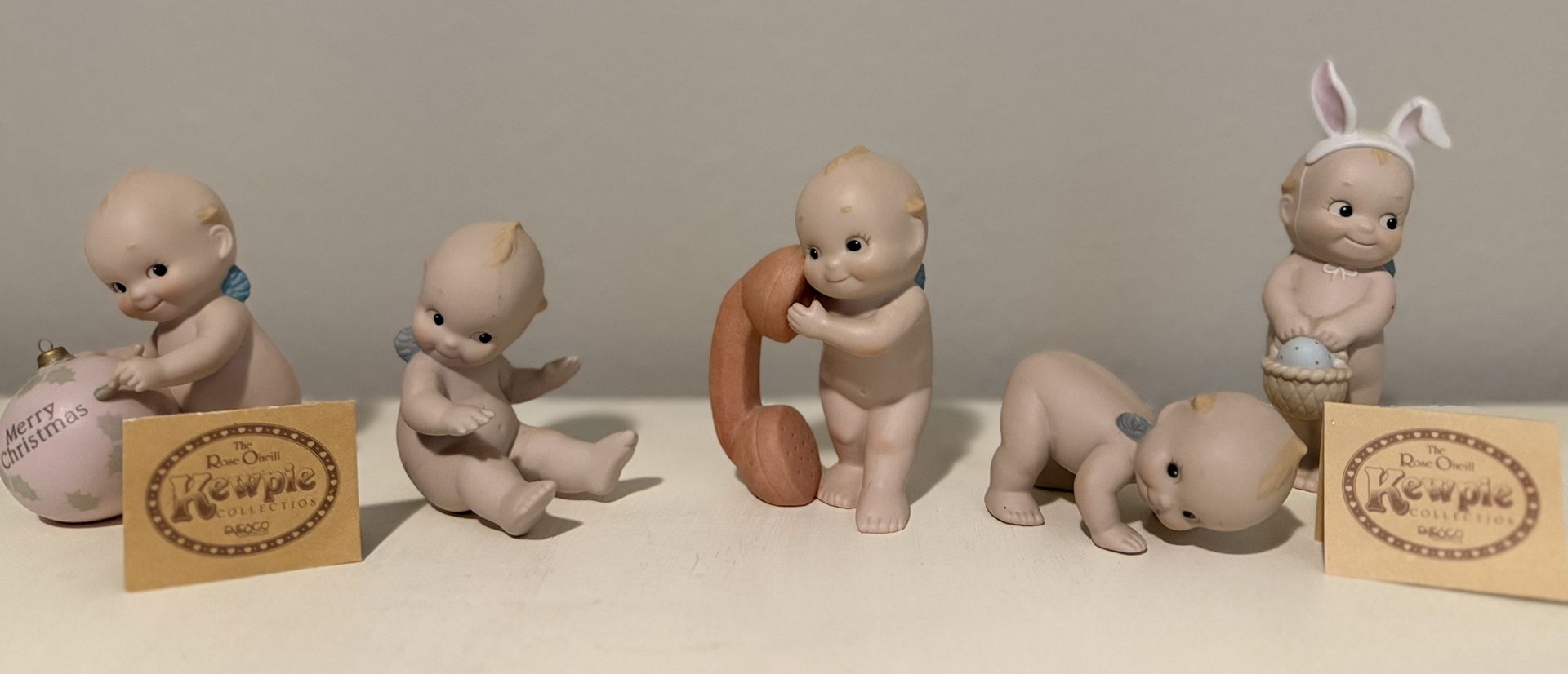 Vintage Porcelain Kewpie Figurines