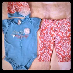 Baby Essentials Girls 3 Piece Set