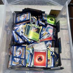 Pokemon cards full container