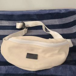 Vans White Leather Fanny Pack