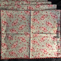 4 Vintage Placemats-Balloon Pin Up Style Lady