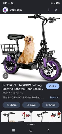 INSDRGN C14 900W Folding Electric Scooter