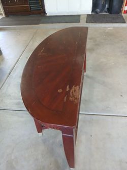 Vintage 1/2 Moon table
