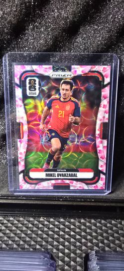 2026 Panini Prizm FIFA World Cup #75 Mikel Oyarzabal cherry blossom /20