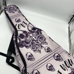 Imobaby  Skull and Flowers Acoustic Guitar Bag *Brand New*