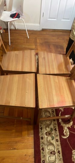 IKEA wood chairs 4