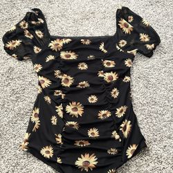 Floral Print Bodysuit
