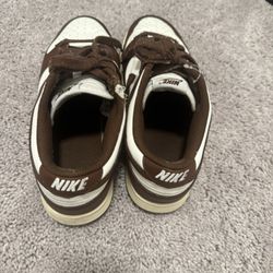 Nike Dunks Cream And Brown