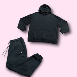 Air Jordan embroidered jump man club fleece sweatsuit 